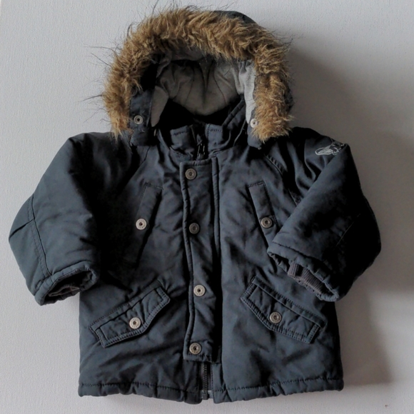 Mexx Other - MEXX Black Hooded Winter Jacket * 12M